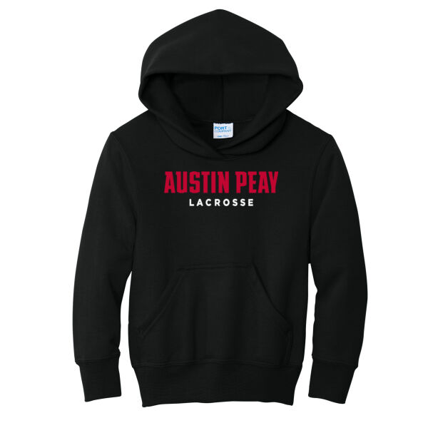 APSU Lacrosse - Youth Core Fleece Pullover Hooded Sweatshirt Thumbnail