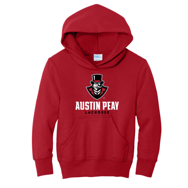 APSU Lacrosse - Youth Core Fleece Pullover Hooded Sweatshirt Thumbnail